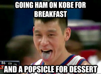 Jeremy Lin vs Kobe